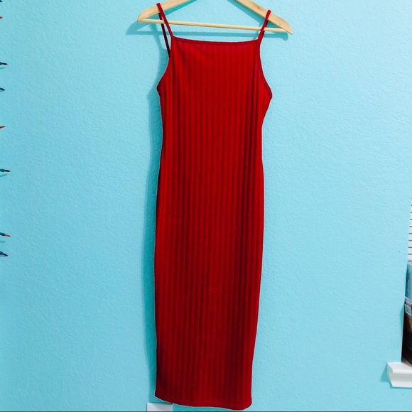 Midi Red Dress! - Picture 2 of 2